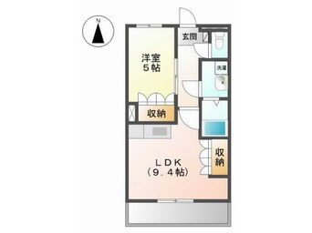 間取図 近鉄名古屋線/近鉄弥富駅 徒歩33分 1階 築20年