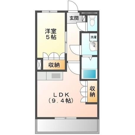 間取り図 近鉄名古屋線/近鉄弥富駅 徒歩33分 2階 築20年