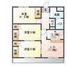 近鉄名古屋線/近鉄弥富駅 徒歩27分 3階 築26年 3LDKの間取り