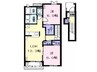 近鉄名古屋線/近鉄弥富駅 徒歩27分 2階 築14年 2LDKの間取り