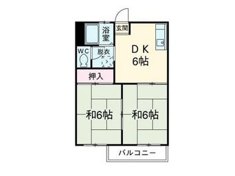 間取図 名鉄犬山線/下小田井駅 徒歩10分 1階 築35年