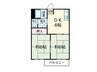 名鉄犬山線/下小田井駅 徒歩10分 1階 築35年 2DKの間取り