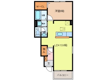 間取図 名鉄津島線･尾西線（須ケ口-弥富）/甚目寺駅 徒歩22分 1階 築8年