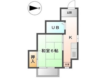 間取図 名鉄名古屋本線/新清洲駅 徒歩2分 2階 築35年