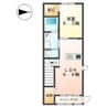 名鉄津島線･尾西線（須ケ口-弥富）/青塚駅 徒歩49分 2階 築8年 1LDKの間取り
