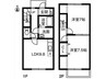 東海道本線/枇杷島駅 徒歩13分 1-2階 築13年 2LDKの間取り