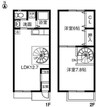東海道本線/清洲駅 徒歩20分 1階 築19年 2LDKの間取り