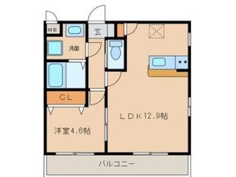 間取図 名鉄津島線･尾西線（須ケ口-弥富）/甚目寺駅 徒歩4分 1階 築7年