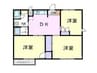 名鉄尾西線（津島－玉ノ井）/渕高駅 徒歩4分 1階 築29年 3DKの間取り