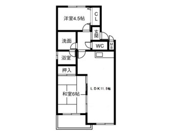 間取図 名鉄名古屋本線/国府宮駅 徒歩4分 2階 築30年