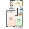 名鉄名古屋本線/国府宮駅 徒歩4分 2階 築30年 2LDKの間取り