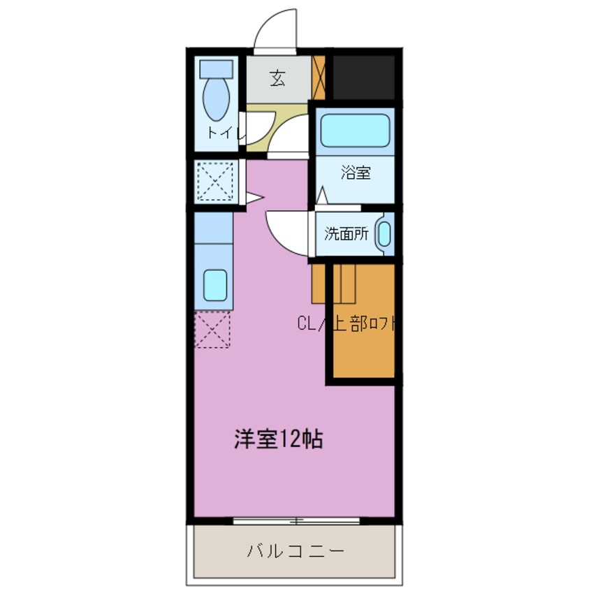 間取図 近鉄名古屋線/近鉄弥富駅 徒歩25分 2階 築15年