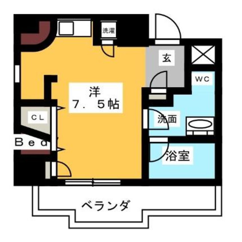 間取図 近鉄名古屋線/近鉄蟹江駅 徒歩3分 4階 築17年