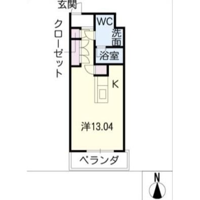 間取図 名鉄津島線･尾西線（須ケ口-弥富）/日比野駅 徒歩5分 3階 築16年