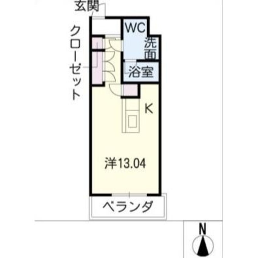 間取図 名鉄津島線･尾西線（須ケ口-弥富）/日比野駅 徒歩5分 2階 築15年