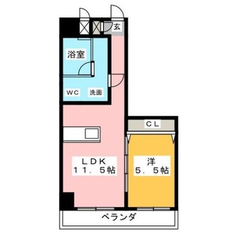 間取図 名鉄津島線･尾西線（須ケ口-弥富）/日比野駅 徒歩5分 7階 築15年