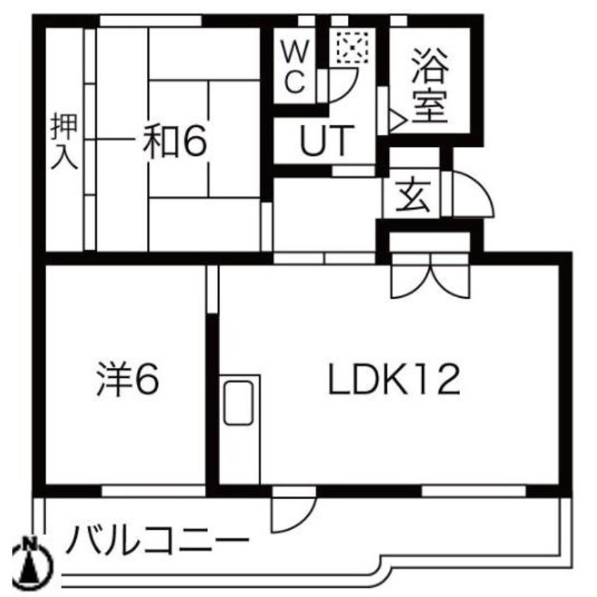 間取図 名鉄津島線･尾西線（須ケ口-弥富）/青塚駅 徒歩12分 3階 築33年