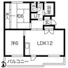 名鉄津島線･尾西線（須ケ口-弥富）/青塚駅 徒歩12分 3階 築33年 2LDKの間取り