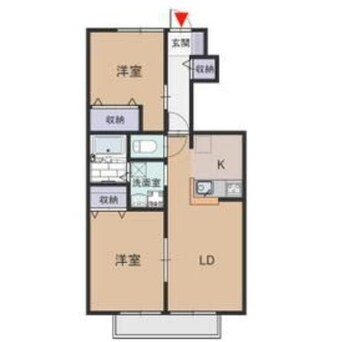 間取図 東海道本線/清洲駅 徒歩5分 2階 築17年