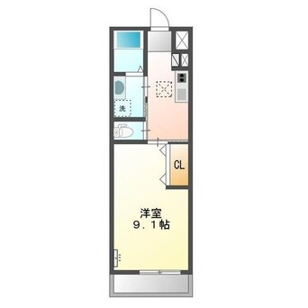 間取図 名鉄津島線･尾西線（須ケ口-弥富）/日比野駅 徒歩2分 1階 築5年