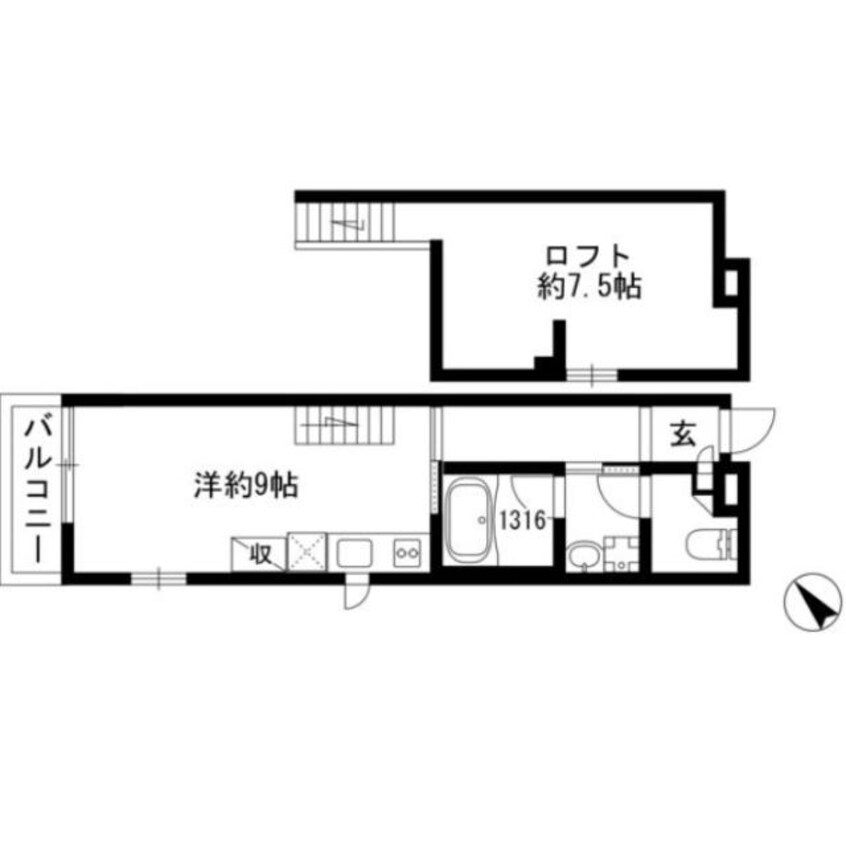 間取図 名鉄名古屋本線/新川橋駅 徒歩4分 3階 築5年