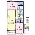 KFKアルバ　four　Bの間取図
