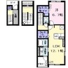 名鉄名古屋本線/丸ノ内駅 徒歩6分 3階 築5年 1LDKの間取り