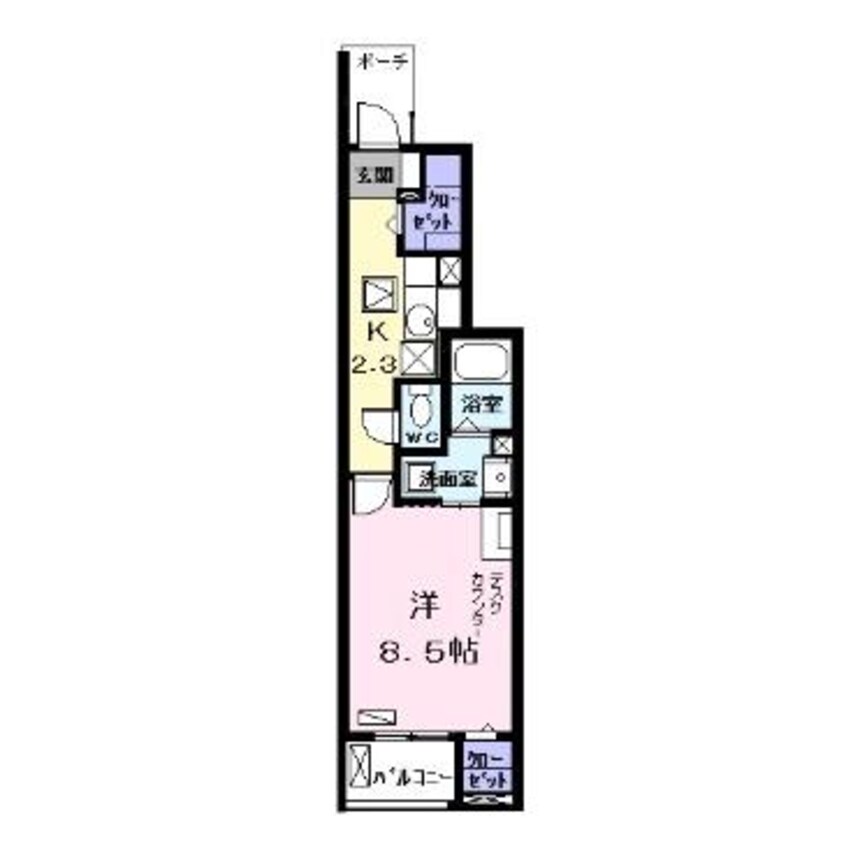 間取図 近鉄名古屋線/近鉄弥富駅 徒歩12分 1階 築4年