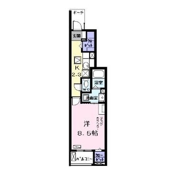 間取図 近鉄名古屋線/近鉄弥富駅 徒歩12分 1階 築5年