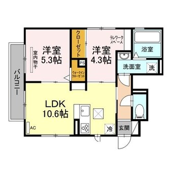 間取図 名鉄津島線･尾西線（須ケ口-弥富）/七宝駅 徒歩35分 1階 築3年