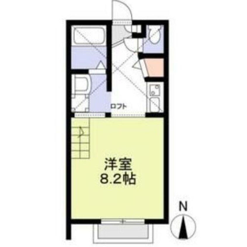 間取図 関西本線（東海）/蟹江駅 徒歩2分 2階 築4年