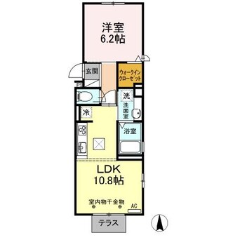 間取図 名鉄名古屋本線/国府宮駅 徒歩13分 1階 築6年