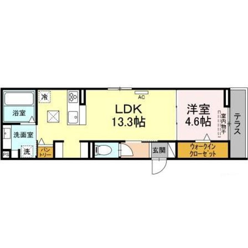 間取図 関西本線（東海）/蟹江駅 徒歩17分 1階 築1年