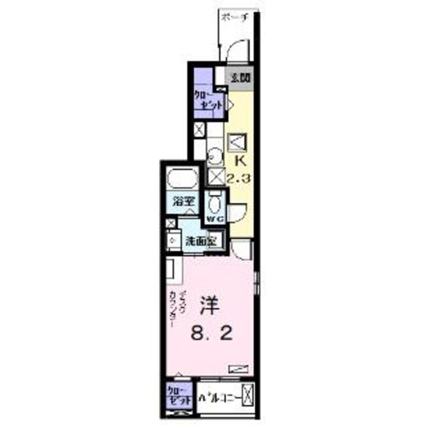 間取図 名鉄バス（海部郡）/東条 徒歩4分 1階 築2年