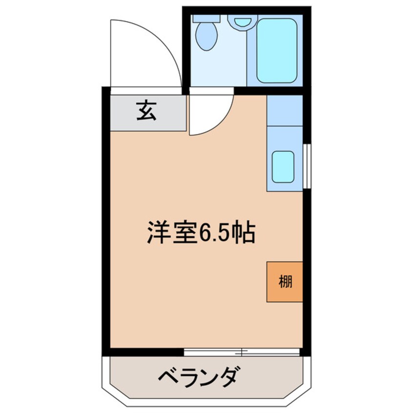 間取図 名古屋市営地下鉄鶴舞線/塩釜口駅 徒歩8分 3階 築39年