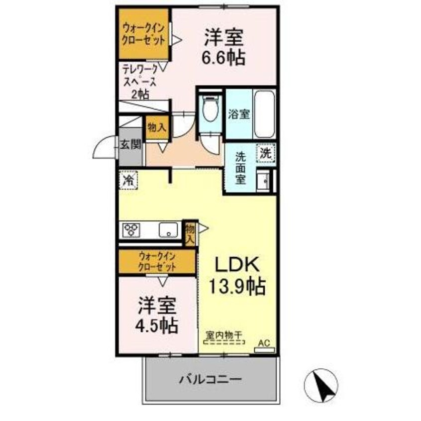 間取図 メルヴェイユ佐古木