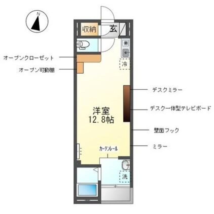 間取図 グレイスシャトー