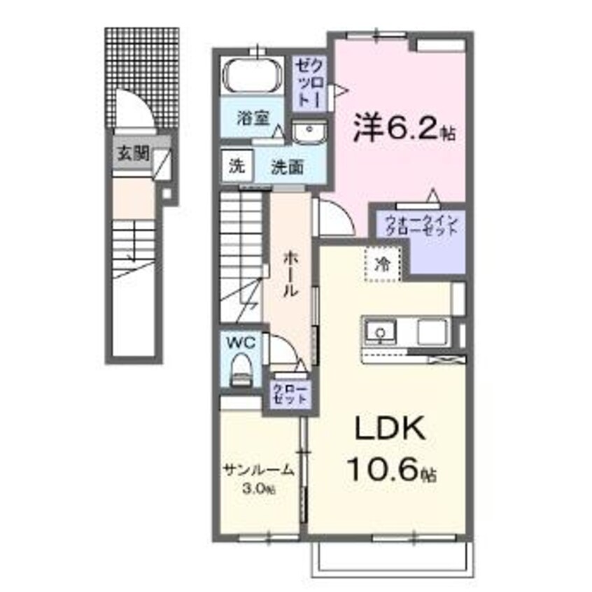 間取図 アニューコルソ