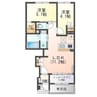リコリス 2LDKの間取り