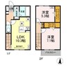 レイナシア 2LDKの間取り