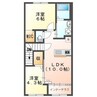 グランディール大治 2LDKの間取り