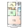 名鉄津島線･尾西線（須ケ口-弥富）/津島駅 徒歩15分 3階 築27年 2LDKの間取り