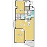 グランドゥール 2LDKの間取り