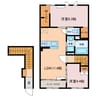 グレイスシャトーⅡ 2LDKの間取り
