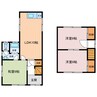 町方町戸建 3LDKの間取り