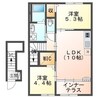 アートブランチ 2LDKの間取り
