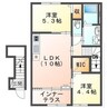アートブランチ 2LDKの間取り
