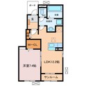アムールⅡの間取図