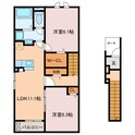 アムールⅡの間取図