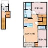 サンライズワン 2LDKの間取り